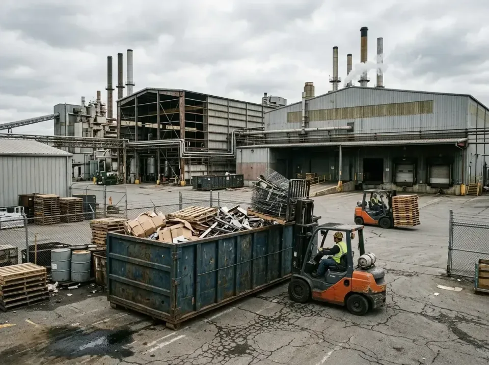 industrial-factory-scrap-conta-003 — frequently asked questions, Cheap Roll-off Dumpster Rentals in Clinton, IL